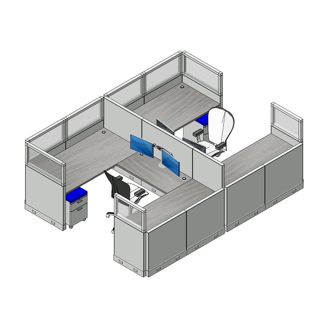 Don't buy used cubicles! - 9 x 6 Managerial Cubicles for Less